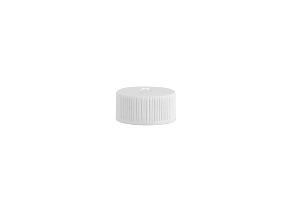 Picture of 24-400mm Solid Top Screw Cap, White Polypropylene Screw Cap, Unlined